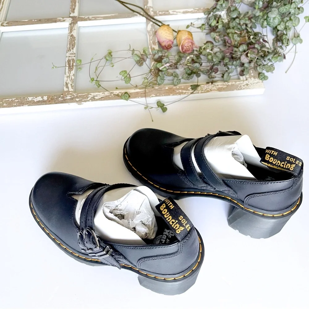 NEW Dr. Martens Platform Heel Mary Jane - Picture 8 of 13